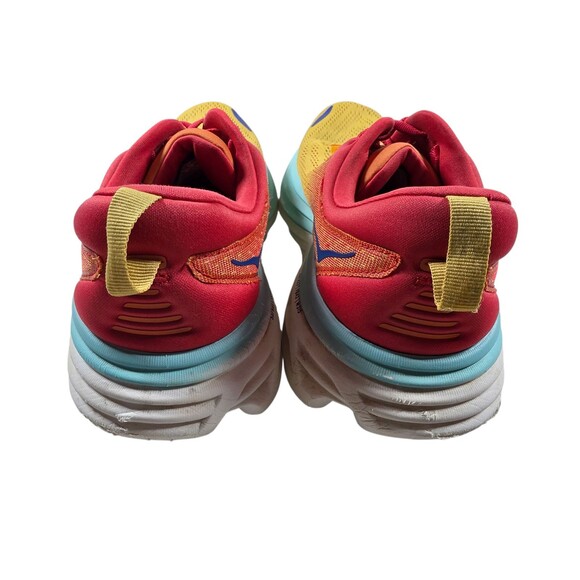 Hoka One One Bondi 8‎ Shoes Mens Size 12 D Yellow Running Athletic Jogging main image 5